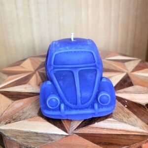 Blue Volkswagen Beetle Candles